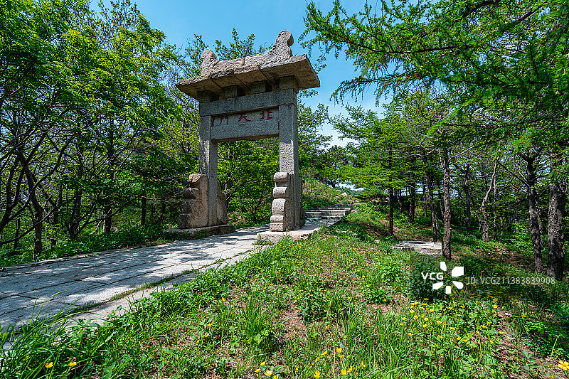 泰山北天门图片素材
