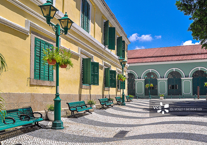 澳门当时街道图片素材