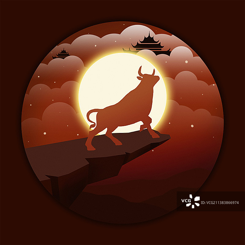 牛气冲天图片素材