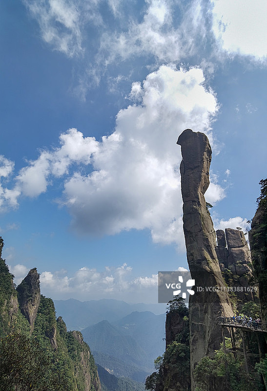 江西省上饶市玉山县三清山巨蟒峰图片素材