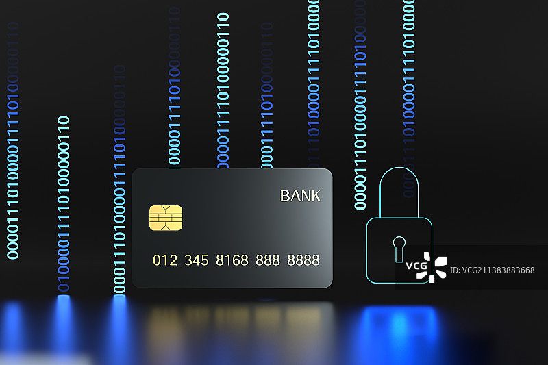 金融题材的银行卡储蓄概念图片素材