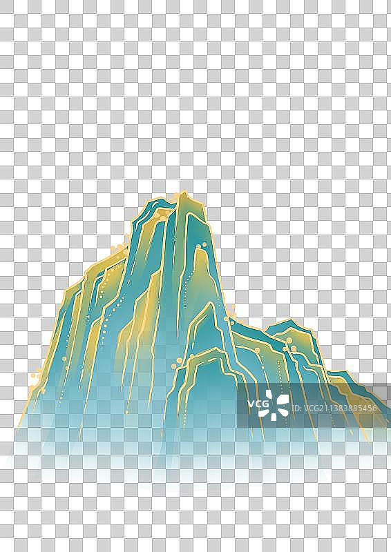国朝山峰图片素材