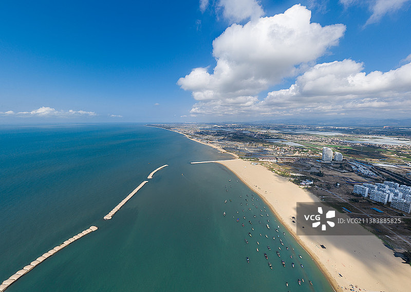 龙栖湾航拍图片素材