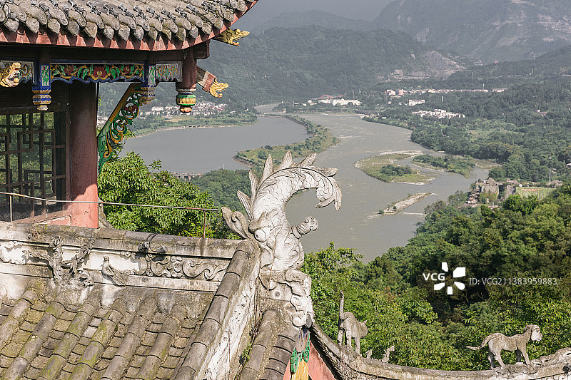 都江堰水利工程图片素材