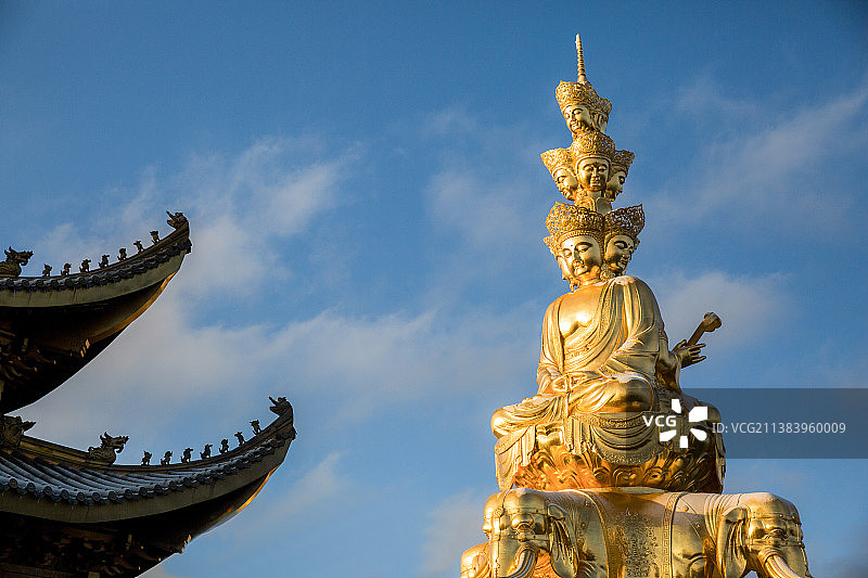 金顶佛像图片素材