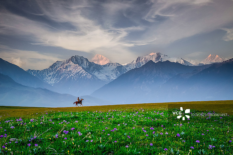 花园草原图片素材