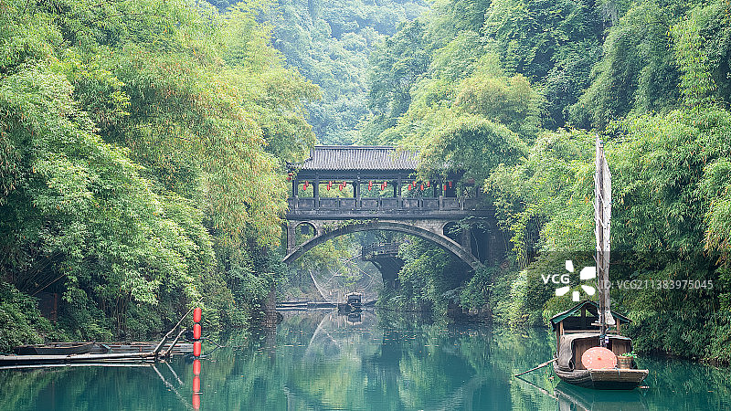 湖北宜昌三峡人家景区图片素材