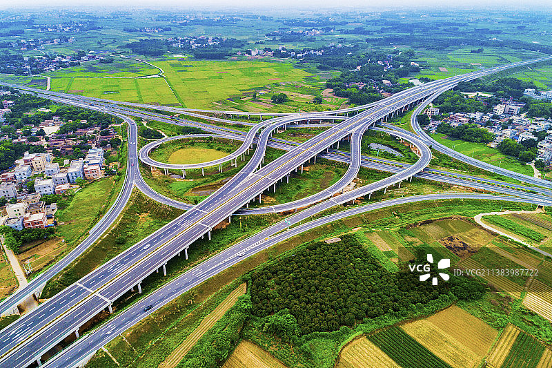 《广东省湛江市廉江市横山镇高速互通》图片素材
