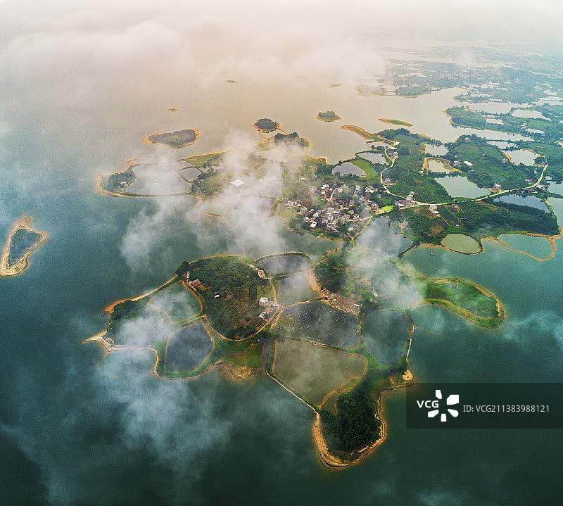 《广东省湛江市廉江市河唇镇青年水库》图片素材