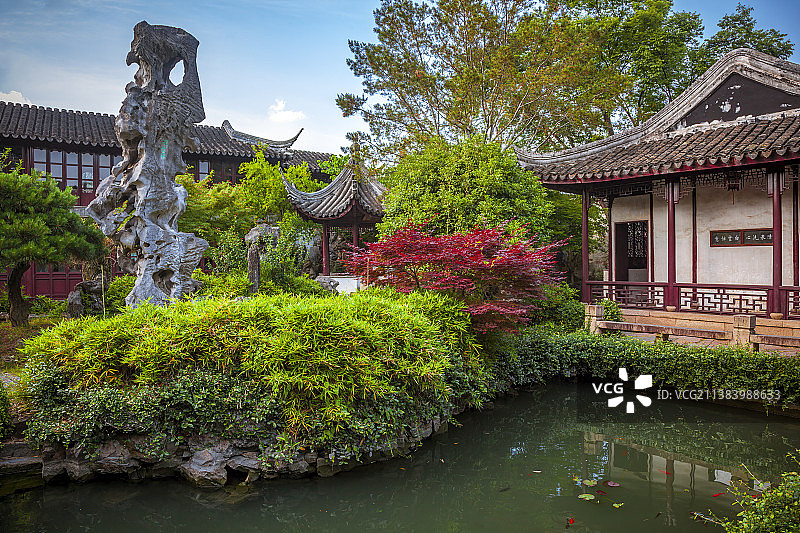 留园冠云峰图片素材