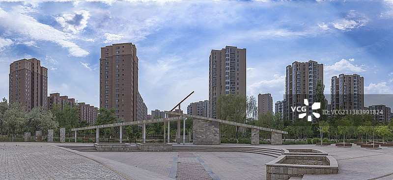 宁夏银川住宅小区图片素材