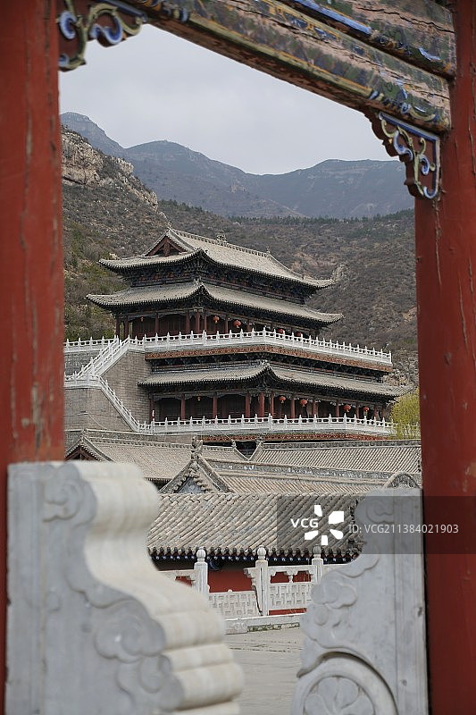北岳恒山图片素材
