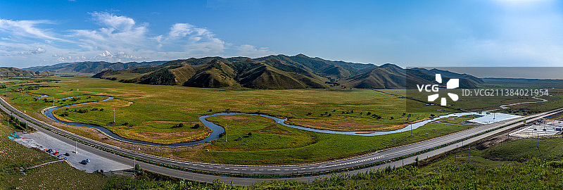 内蒙古-九曲乌兰河图片素材