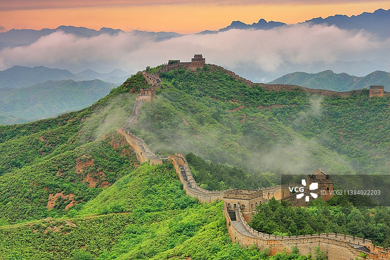 金山岭长城图片素材