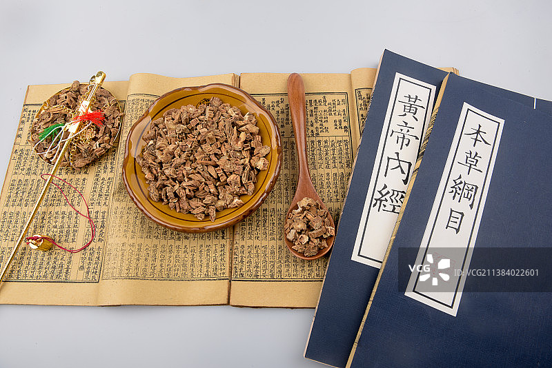 中医中药材百部图片素材