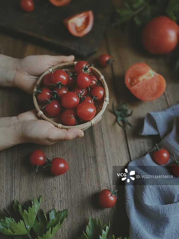 拍摄日常~番茄图片素材