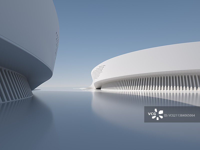 3D渲染建筑空间图片素材