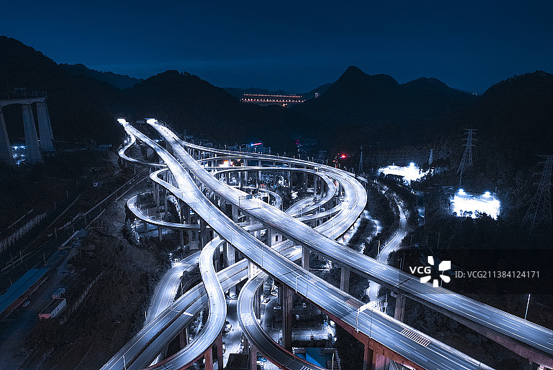 贵阳市云岩区黔春立交桥图片素材