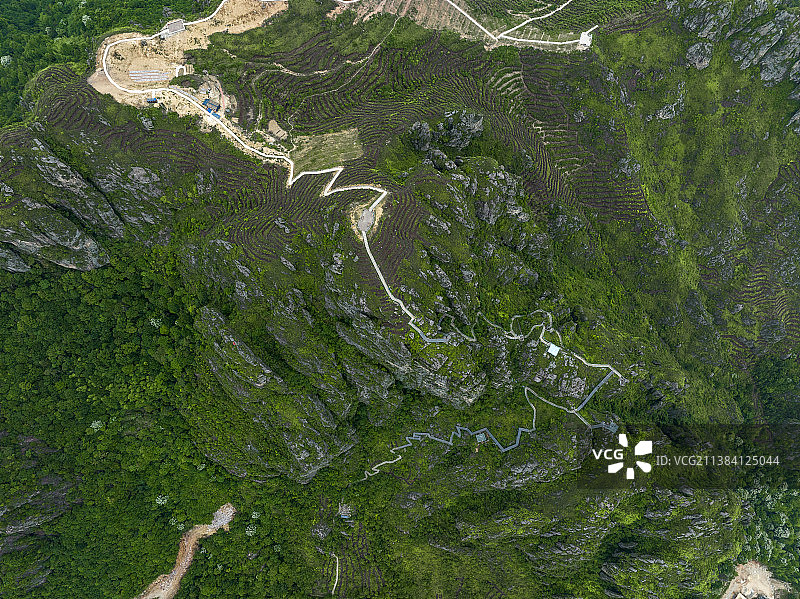 航拍温州平阳南雁荡山碧海天城景区图片素材