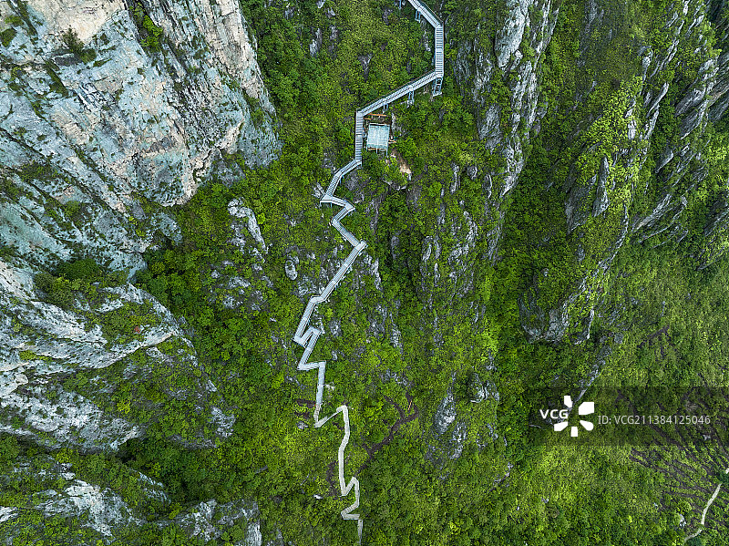 航拍温州平阳南雁荡山碧海天城景区图片素材