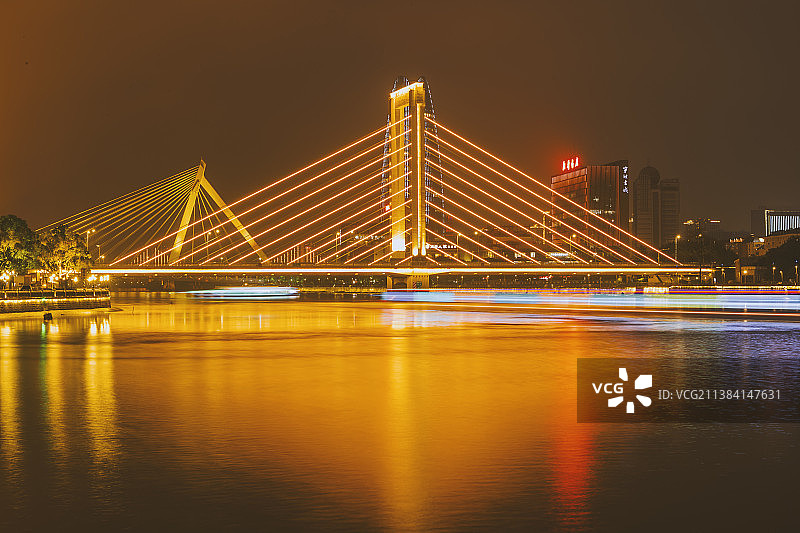 浙江宁波三江口甬江大桥图片素材