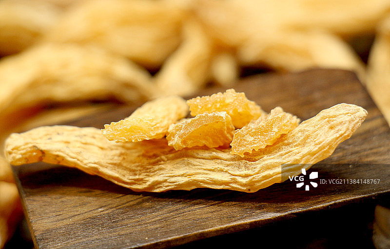 长白山野生天麻特写图片素材