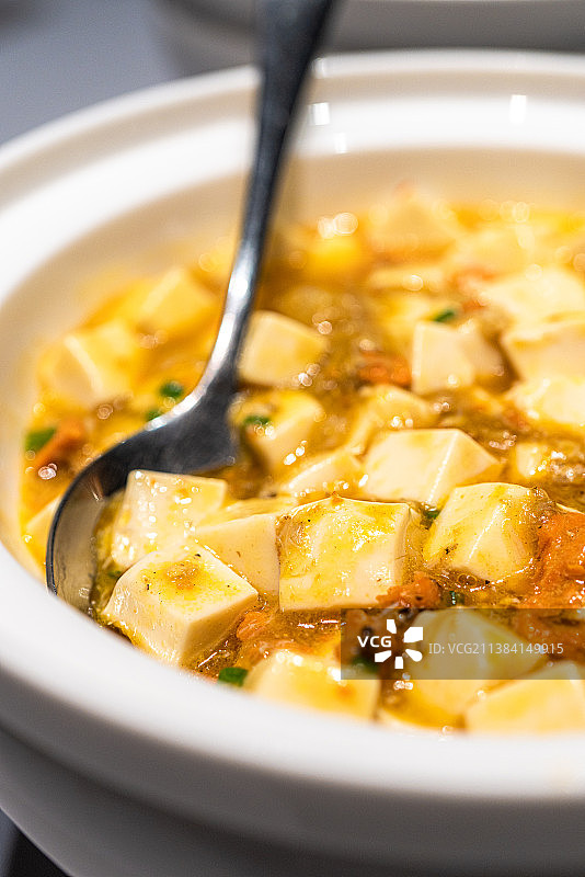 蟹黄豆腐 本帮菜 上海特色美食图片素材