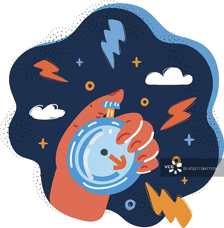 手持秒表图片素材