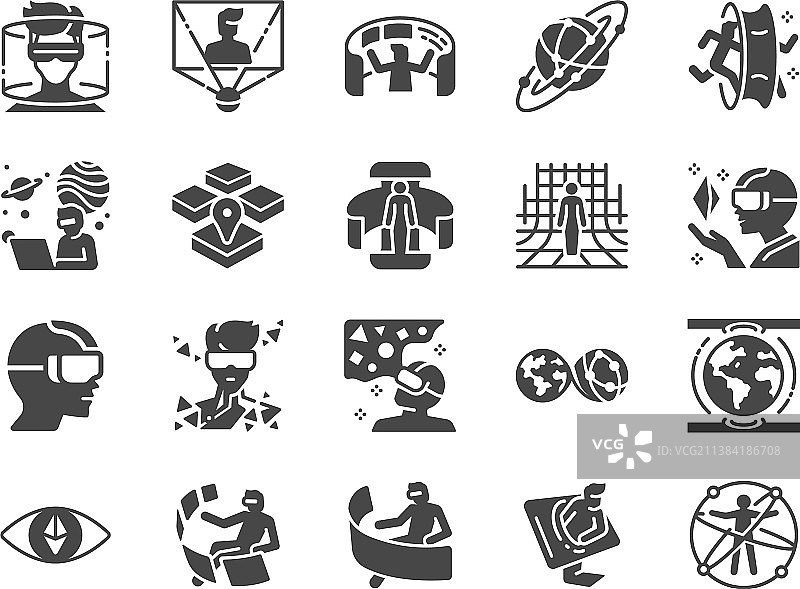 元宇宙图标集图片素材