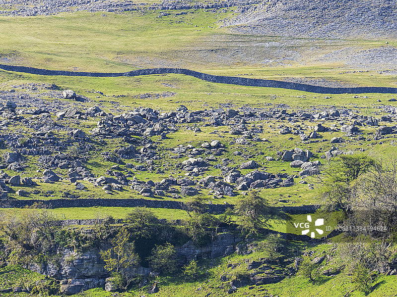诺伯漂砾，英国最好的冰川漂砾群之一图片素材