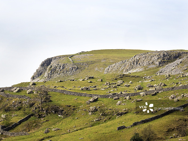 诺伯漂砾，英国最好的冰川漂砾群之一图片素材