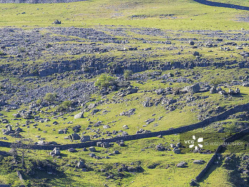 诺伯漂砾，英国最好的冰川漂砾群之一图片素材