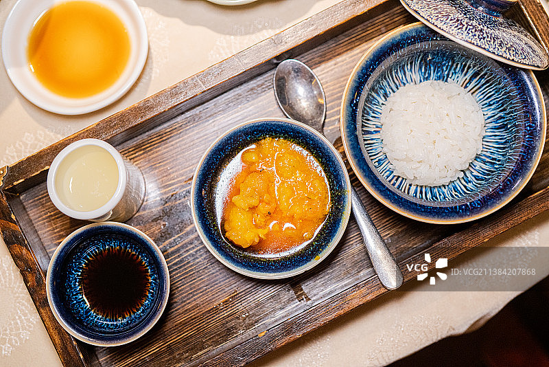 秃黄油拌饭 秃黄油 大闸蟹 蟹宴图片素材