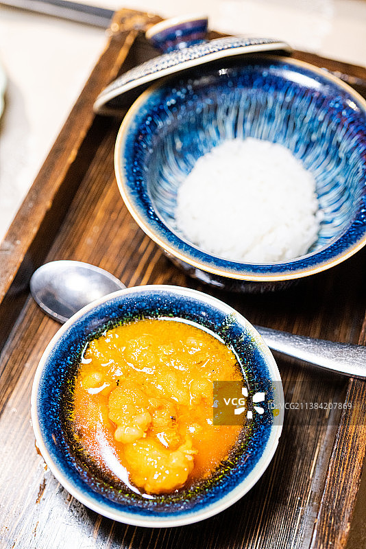 秃黄油拌饭 秃黄油 大闸蟹 蟹宴图片素材