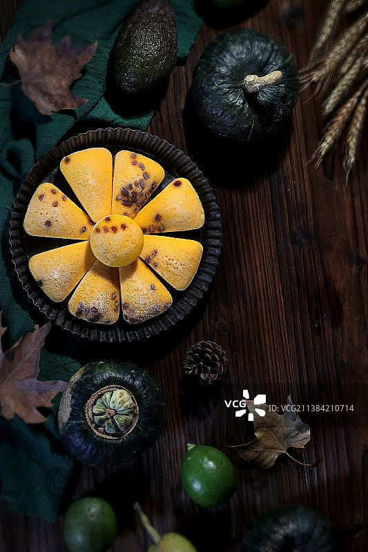 南瓜饼图片素材