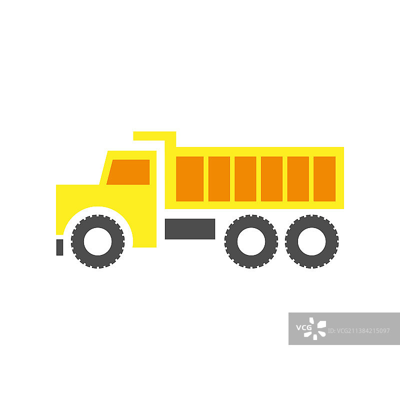 采矿自卸车图标图片素材