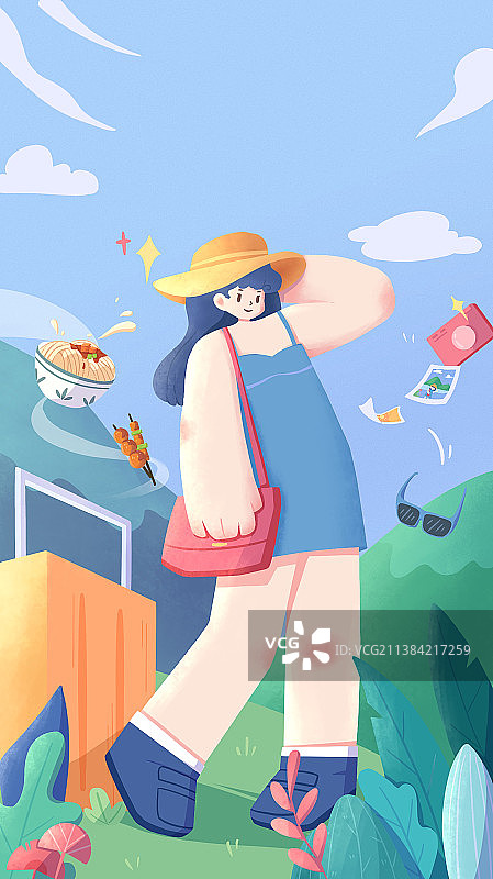 扁平插画图片素材