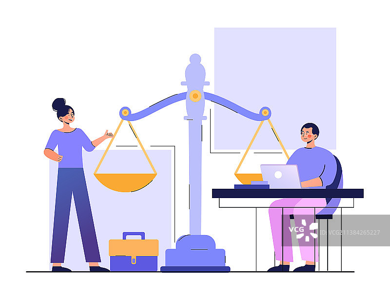 律师助理服务概念图片素材