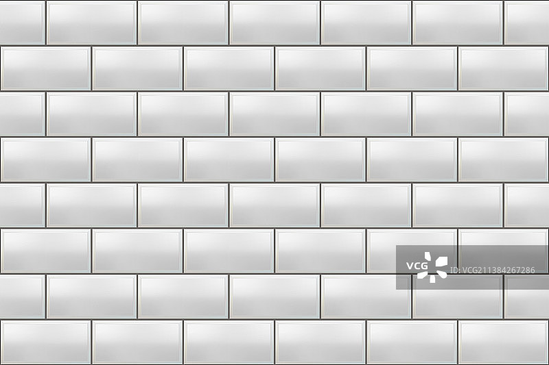 白色地铁瓷砖无缝砖纹图案图片素材