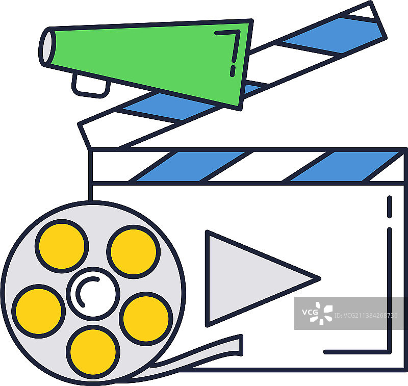 电影视频拍摄图标图片素材