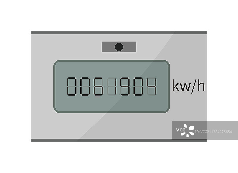 电表电量计数器盒图片素材