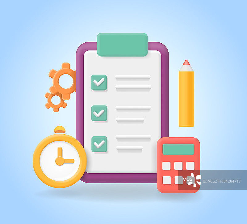 项目任务管理清单图标图片素材