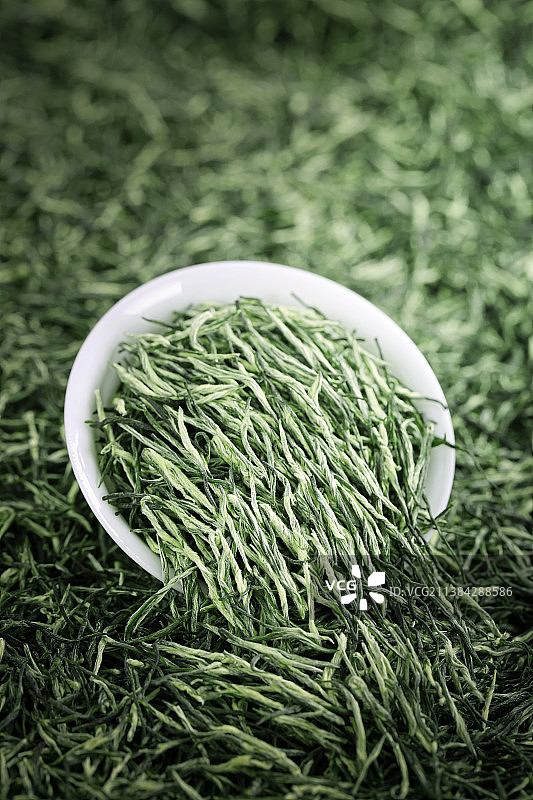 信仰毛尖绿茶图片素材