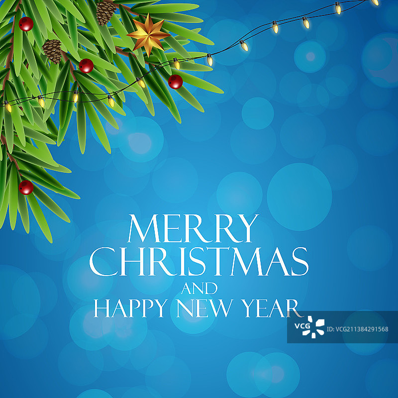 节日新年和圣诞快乐的背景图片素材