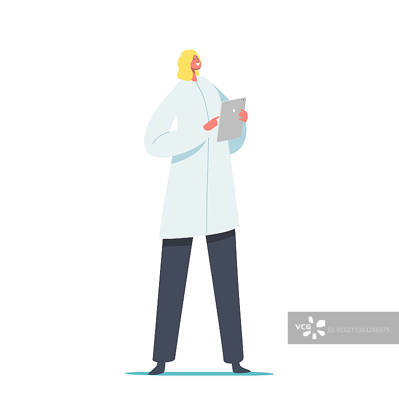 女医生足病医生或理疗师角色图片素材