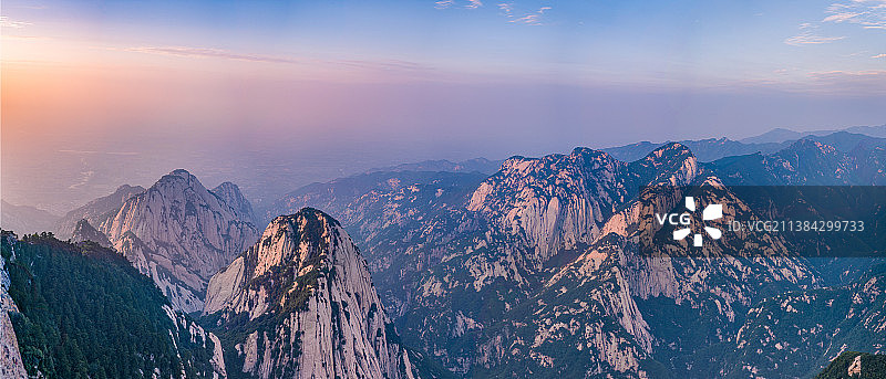 华山日出图片素材