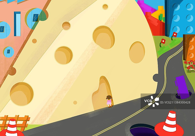 奶酪城市图片素材