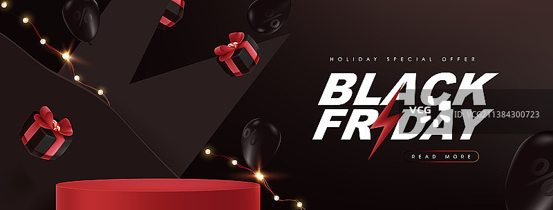 黑色星期五促销banner设计图片素材
