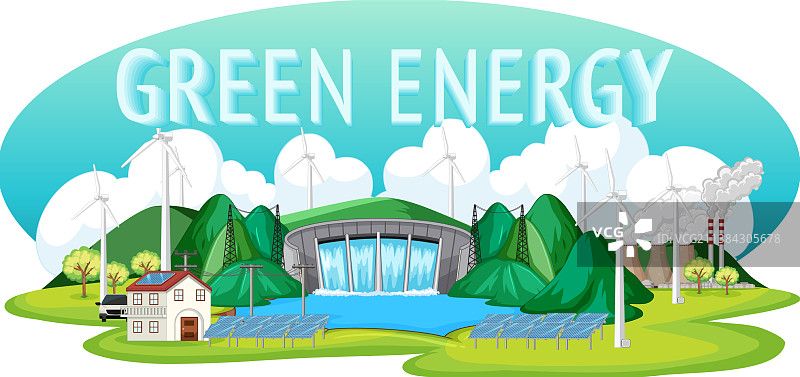 水力发电厂发电图片素材