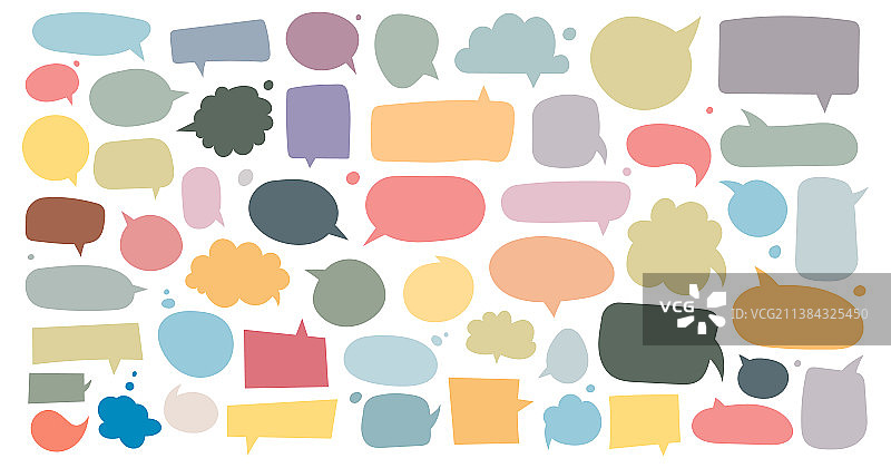 不同样式的对话框大型合集图片素材
